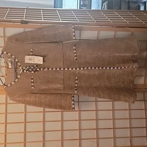 NWT Dabuwawa 3/4 sleeve retro a-line dress with flower design Small S/M